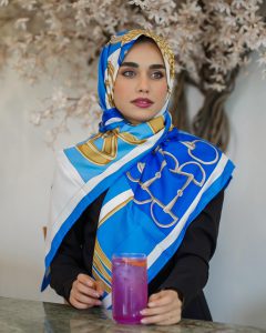 آموزش بستن روسری لاکچری با حجاب