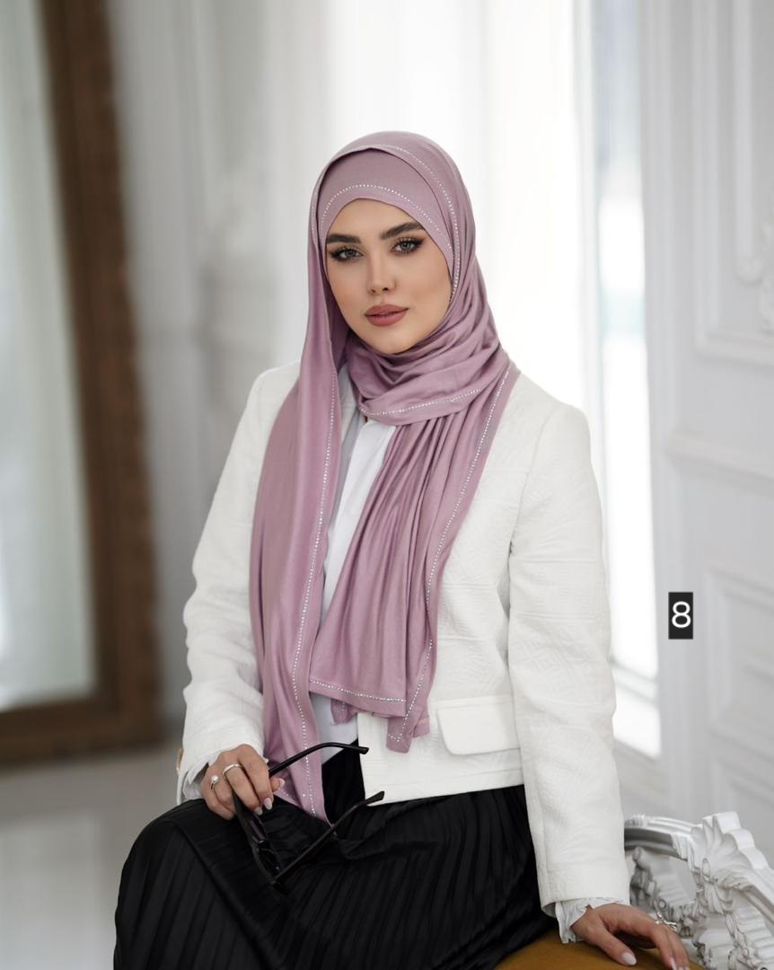 شال کشی حاشیه نگین دار کد ۷۲۱